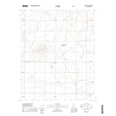 2018 Map of Red Butte, 2018 Print