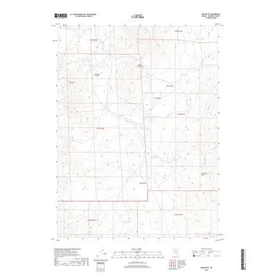 2018 Map of Red Butte, 2018 Print