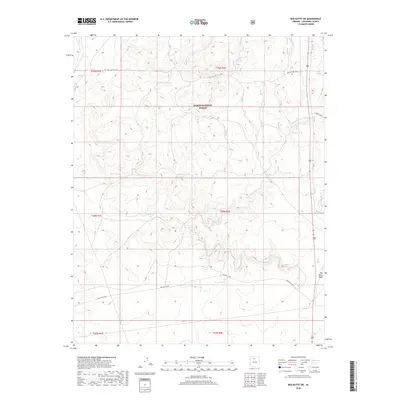 2018 Map of Red Butte SW, 2018 Print