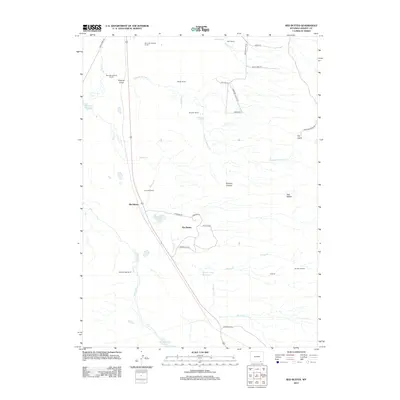 2012 Map of Red Buttes, 2012 Print