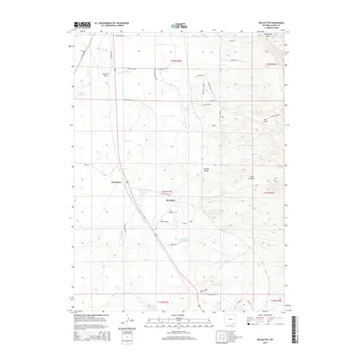 2015 Map of Red Buttes, 2015 Print