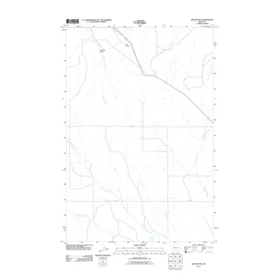 2011 Map of Red Buttes, 2011 Print