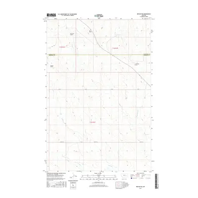 2017 Map of Red Buttes, 2017 Print