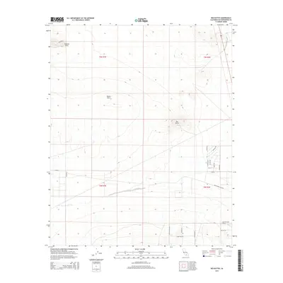 2015 Map of Red Buttes, 2015 Print