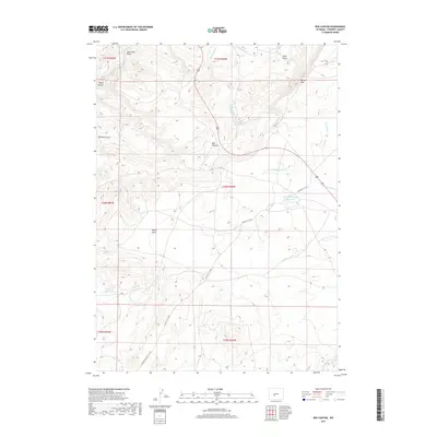 2017 Map of Red Canyon, 2017 Print