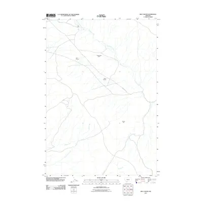 2011 Map of Red Canyon, 2011 Print