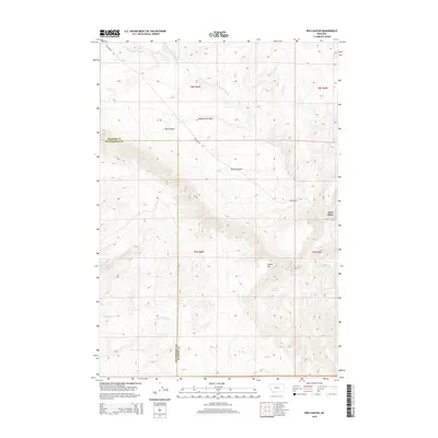 2014 Map of Red Canyon, 2014 Print