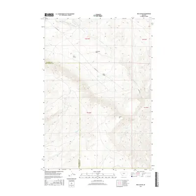 2017 Map of Red Canyon, 2017 Print