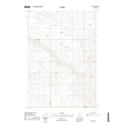 2020 Map of Red Canyon, 2020 Print