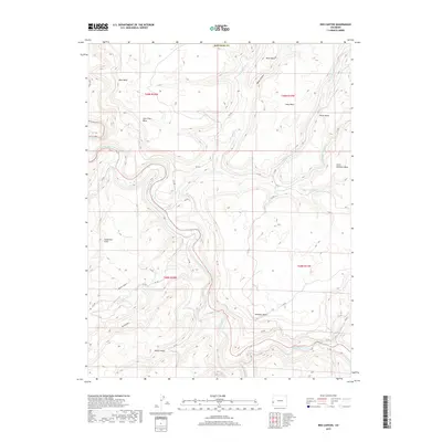 2019 Map of Red Canyon, 2019 Print