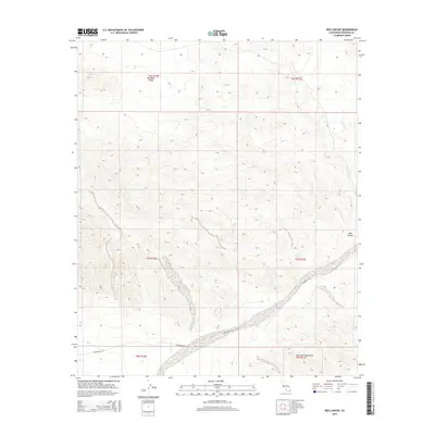 2015 Map of Red Canyon, 2015 Print