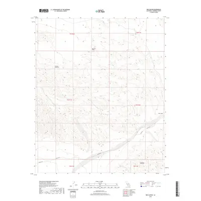 2018 Map of Red Canyon, 2018 Print