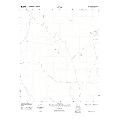 2010 Map of Red Canyon, 2010 Print