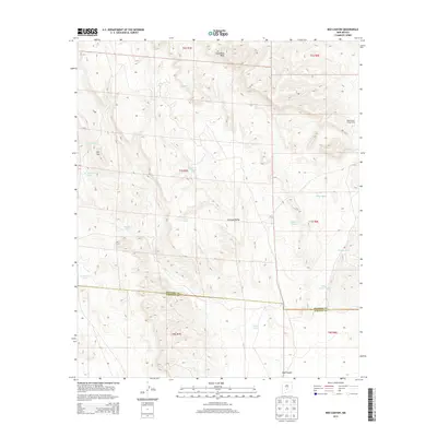 2013 Map of Red Canyon, 2013 Print