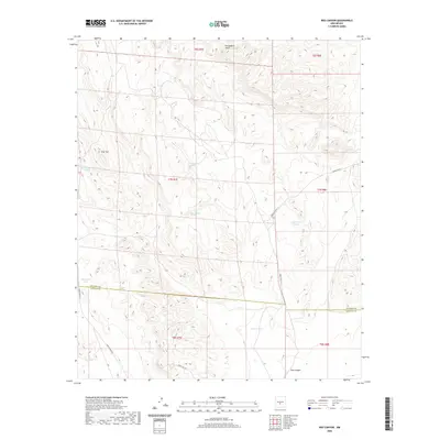 2020 Map of Red Canyon, 2020 Print
