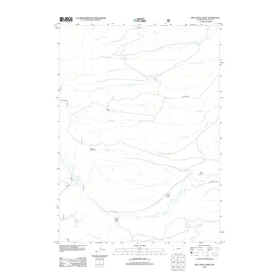 2012 Map of Red Castle Creek, 2012 Print