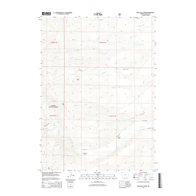 2015 Map of Red Castle Creek, 2015 Print