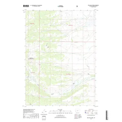 2017 Map of Red Castle Creek, 2017 Print