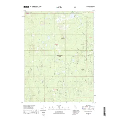 2018 Map of Red Cinder, 2018 Print
