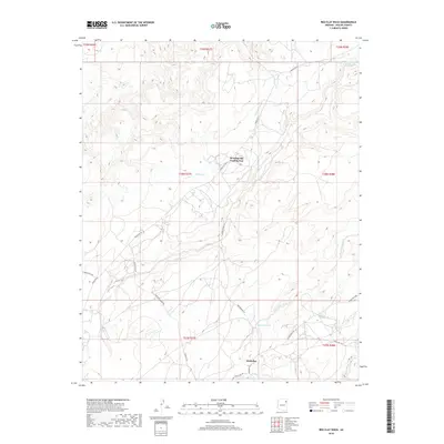 2018 Map of Red Clay Wash, 2018 Print