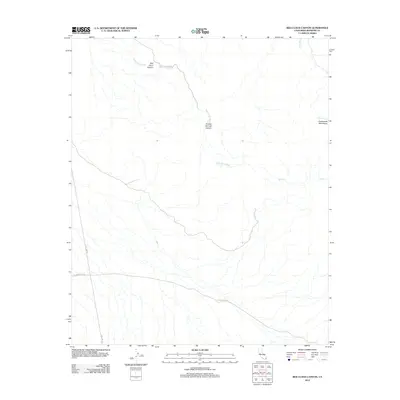 2012 Map of Red Cloud Canyon, 2012 Print