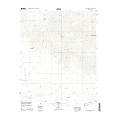 2015 Map of Red Cloud Canyon, 2015 Print