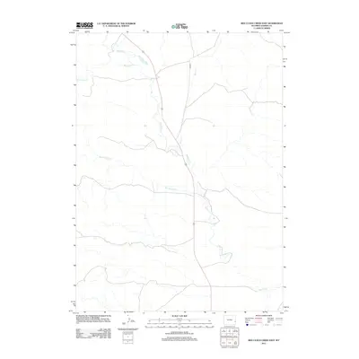 2012 Map of Red Cloud Creek East, 2012 Print