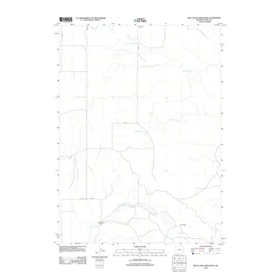 2012 Map of Red Cloud Creek West, 2012 Print
