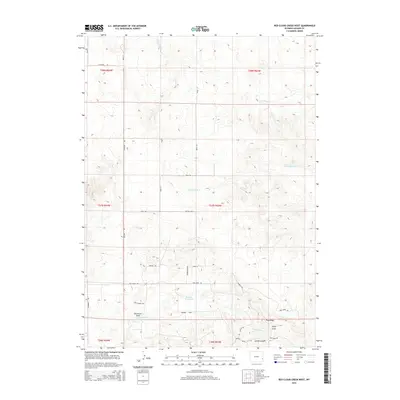 2015 Map of Red Cloud Creek West, 2015 Print