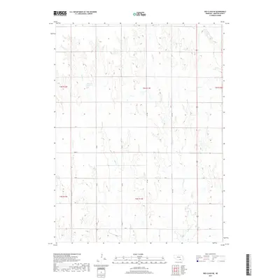 2017 Map of Red Cloud NE, 2017 Print