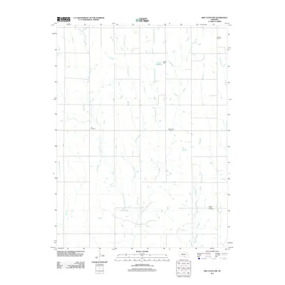 2011 Map of Red Cloud NW, 2011 Print