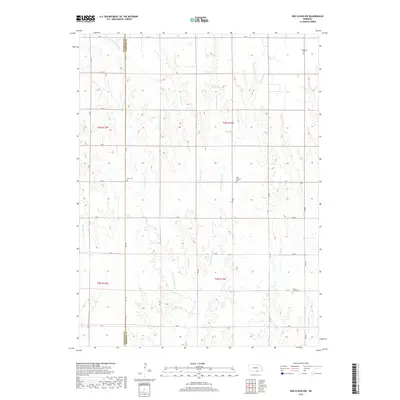 2017 Map of Red Cloud NW, 2017 Print