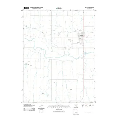 2011 Map of Red Cloud, 2011 Print