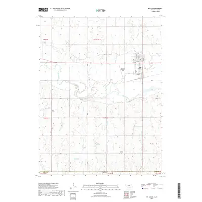 2017 Map of Red Cloud, 2017 Print