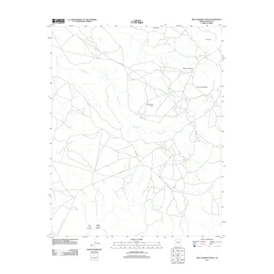 2011 Map of Red Cornfield Mesa, 2011 Print