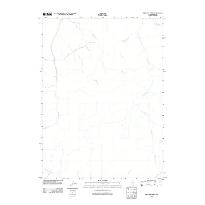2012 Map of Red Cow Creek, 2012 Print