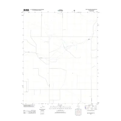 2012 Map of Red Cow Draw, 2012 Print