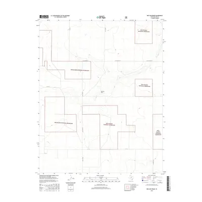 2016 Map of Red Cow Draw, 2016 Print