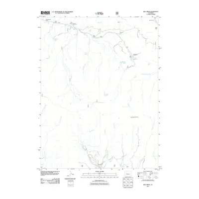 2011 Map of Red Creek, 2011 Print