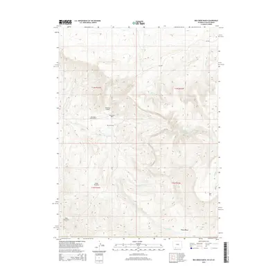 2015 Map of Red Creek Ranch, 2015 Print