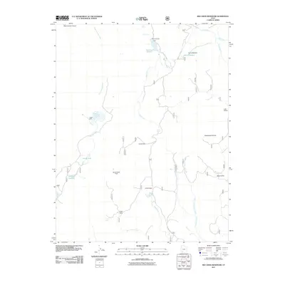 2011 Map of Red Creek Reservoir, 2011 Print