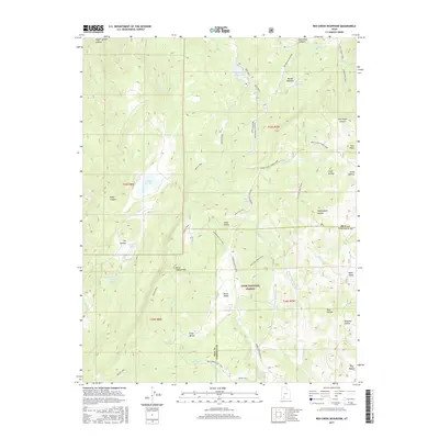 2017 Map of Red Creek Reservoir, 2017 Print