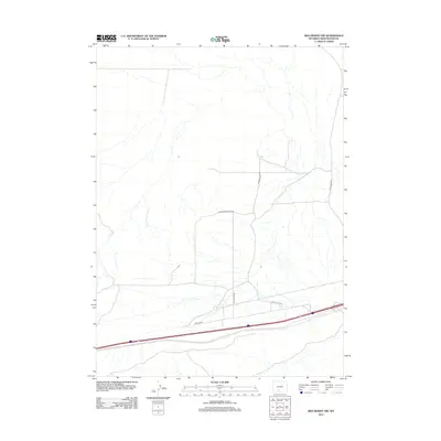 2012 Map of Red Desert NW, 2012 Print
