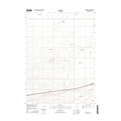 2015 Map of Red Desert NW, 2015 Print