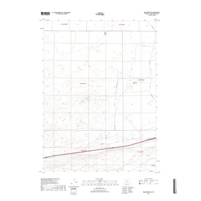 2017 Map of Red Desert NW, 2017 Print