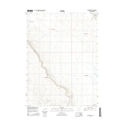 2015 Map of Red Desert SE, 2015 Print