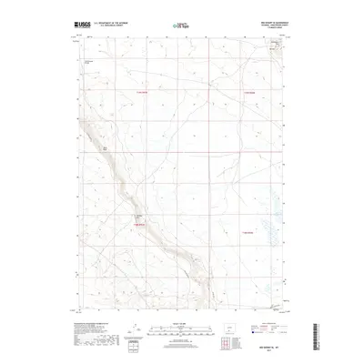 2017 Map of Red Desert SE, 2017 Print