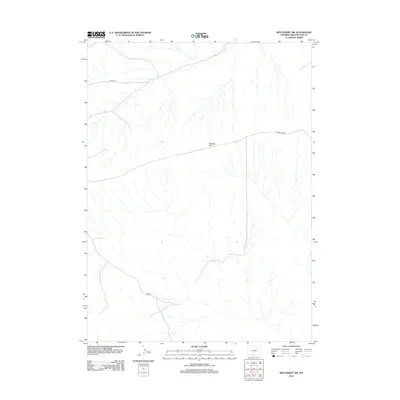 2012 Map of Red Desert SW, 2012 Print