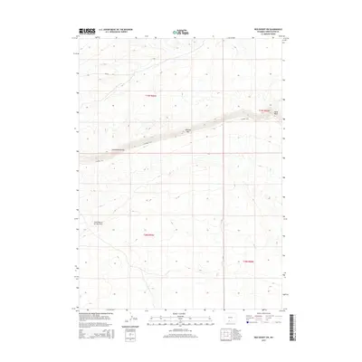 2015 Map of Red Desert SW, 2015 Print