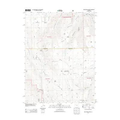 2013 Map of Red Elephant Point, 2013 Print